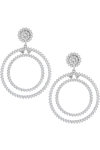 BREEZE Sterling Silver Earrings with Zircons