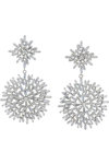 BREEZE Sterling Silver Earrings with Zircons