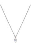 GO Sterling Silver Necklace with Zircons