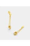 VOGUE  18K-Gold-Plated Sterling Silver Earrings