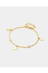 VOGUE  18K-Gold-Plated Sterling Silver Bracelet