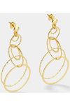 VOGUE  18K-Gold-Plated Sterling Silver Earrings