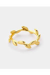 VOGUE  18K-Gold-Plated Sterling Silver Ring