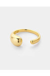 VOGUE  18K-Gold-Plated Sterling Silver Ring