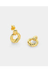 VOGUE  18K-Gold-Plated Sterling Silver Earrings