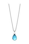 BERING Arctic Symphony Stainless Steel Necklace with Crystals