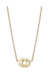 BERING Arctic Symphony Stainless Steel Necklace with Crystals