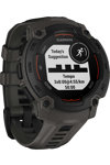 GARMIN Instinct E 45mm Black with Charcoal Silicone Band