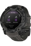 GARMIN Instinct 3 50mm AMOLED Black with Charcoal Silicone Band