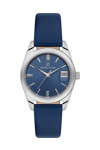 DANIEL KLEIN Crystals Blue Leather Strap