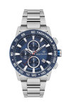 SERGIO TACCHINI Gents Chronograph Silver Stainless Steel Bracelet