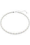 SWAROVSKI White Matrix Tennis Necklace Crystal Pearl (round cut)