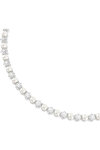 SWAROVSKI White Matrix Tennis Necklace Crystal Pearl (round cut)