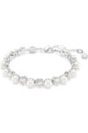 SWAROVSKI White Matrix Tennis Bracelet Crystal Pearl (round cut)