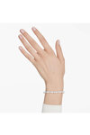 SWAROVSKI White Matrix Tennis Bracelet Crystal Pearl (round cut)