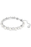 SWAROVSKI White Matrix Tennis Bracelet Crystal Pearl (round cut)