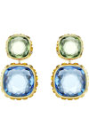 SWAROVSKI Multicolored Chroma Drop Earrings (cushion cut)