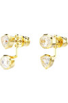 SWAROVSKI White Imber Earring Jackets assymetrical design (mixed cuts)