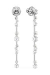 SWAROVSKI White Constella Drop Earrings Crystal Pearl (round cuts)