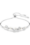 SWAROVSKI White Constella Bangle Crystal Pearl (round cuts)