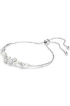 SWAROVSKI White Constella Bangle Crystal Pearl (round cuts)