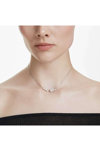 SWAROVSKI White Constella Necklace Crystal Pearl (round cuts)