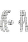 SWAROVSKI White Matrix Ear Cuffs (round cut)