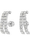 SWAROVSKI White Matrix Ear Cuffs (round cut)