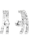 SWAROVSKI White Matrix Ear Cuffs (round cut)