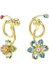 SWAROVSKI Multicolored Idyllia Drop Earrings Flower (mixed cuts)