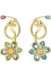 SWAROVSKI Multicolored Idyllia Drop Earrings Flower (mixed cuts)