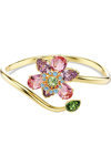 SWAROVSKI Multicolored Idyllia Bangle Flower mixed cuts (Medium)