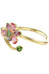 SWAROVSKI Multicolored Idyllia Bangle Flower mixed cuts (Medium)