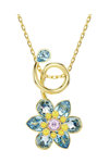 SWAROVSKI Blue Idyllia Pendant Flower (mixed cuts)