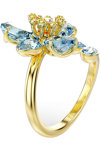 SWAROVSKI Blue Idyllia Open Ring Flower mixed cuts (No 55)