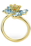 SWAROVSKI Blue Idyllia Open Ring Flower mixed cuts (No 55)