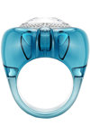 SWAROVSKI Blue Dulcis Cocktail Ring Heart (heart cut) (No 55)