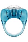 SWAROVSKI Blue Dulcis Cocktail Ring Heart (heart cut) (No 58)