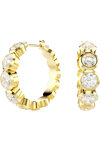 SWAROVSKI Imber Hoop Earrings (round cut)