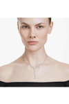 SWAROVSKI White Constella Y Necklace Crystal Pearl (round cuts)