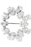 SWAROVSKI White Matrix Brooch (pear cut)