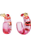 SWAROVSKI Multicolored Dulcis Hoop Earrings (mixed cuts)