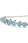 SWAROVSKI Blue Imber Tennis Bracelet (mixed round cuts)