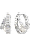 SWAROVSKI White Ariana Grande x Swarovski Hoop Earrings