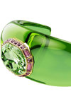 SWAROVSKI Green Dulcis Cuff octagon cut (Large)