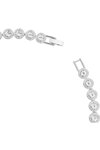 SWAROVSKI White Una Angelic Tennis Necklace round cut (Small)