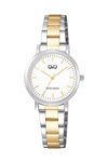 Q&Q Watch Two Tone Stainless Steel Bracelet