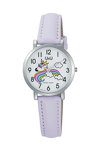 Q&Q Kids Purple Leather Strap