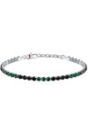 SECTOR Tennis Men's Stainless Steel Bracelet with Crystals