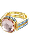 SWAROVSKI Multicolored Chroma Ring cushion cut (No 55)